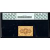 Image 2 : 1862, 5c Fractional Currency. First Issue, straight edges. Inverted Back Error.