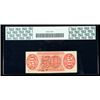 Image 2 : 1864, 50c Fractional Currency. Third Issue, red reverse. PCGS Choice About New 5