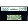 Image 2 : 1864, 50c Fractional Currency. Third Issue, green reverse, obverse with 1 and