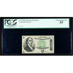 1869, 50c Fractional Currency. Fourth Issue, Dexter portrait. PCGS Choice About