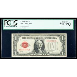 1928, $1 Legal Tender Note. PCGS Very Fine 25PPQ