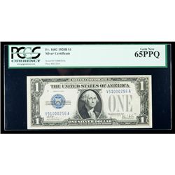 1928-B, $1 Silver Certificate. PCGS Gem New 65PPQ