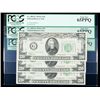 Image 1 : 1934-A, $20 Federal Reserve Notes. Consecutive Group of Three. PCGS Gem New 65PP