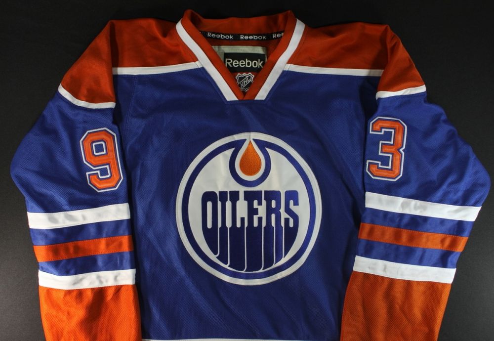 Ryan NugentHopkins Signed Oilers Jersey (JSA COA)