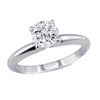 Image 1 : 0.25 ct Round cut Diamond Solitaire Ring, G-H, VVS