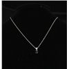 Image 1 : Sterling Black Sapphire Pendant