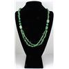 Image 1 : Chunky 435.44ctw Green Jade Beads Necklace