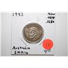 Image 1 : 1943 Australia Shilling Foreign Coin; .1680 ASW; EST. $10-15