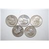 Image 1 : 1940-S, 1941-D, 1942, 1943 & 1944 Washington Quarter; Lot of 5 Consecutive Years; EST. $30-35