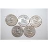 Image 2 : 1940-S, 1941-D, 1942, 1943 & 1944 Washington Quarter; Lot of 5 Consecutive Years; EST. $30-35