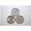 Image 2 : 1962-D, 1963 & 1964-D Washington Quarter; Lot of 3 Consecutive Years; EST. $20-25