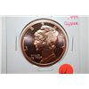 Image 1 : 2012 Copper Round "Mercury Dime"; .999 Fine Copper 1 Oz.; EST. $3-5