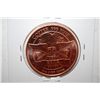 Image 2 : 2012 Copper Round "Mercury Dime"; .999 Fine Copper 1 Oz.; EST. $3-5