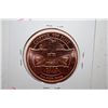 Image 2 : 2012 Copper Round "Mercury Dime"; .999 Fine Copper 1 Oz.; EST. $3-5