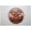 Image 2 : 2012 Copper Round "Mercury Dime"; .999 Fine Copper 1 Oz.; EST. $3-5