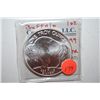 Image 1 : Silver Round "Buffalo Nickel"; .999 Fine Silver 1 Oz.; EST. $30-40