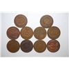 Image 2 : 1880-1889 Indian Head One Cent; Various Conditions; Lot of 10; EST. $15-25