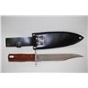 Image 2 : Large 440 Stainless Steel Knife With Case; EST. $20-40