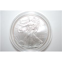 2008-W US American Eagle $1 Coin; UNC; 99.9% Silver 1 Oz.; EST. $50-70