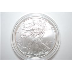 2008-W US American Eagle $1 Coin; UNC; 99.9% Silver 1 Oz.; EST. $50-70