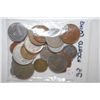 Image 1 : World Coins & Tokens; Various Dates, Conditions & Denominations; Lot of 25; EST. $3-5