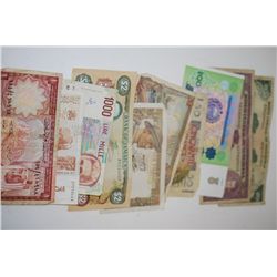 Foreign Bank Note; Various Dates, Conditions & Denominations; Lot of 10; EST. $5-20