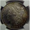 Image 2 : 1878 7/8F MORGAN DOLLAR NGC MS64 RAINBOW COLOR!