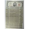 Image 1 : ( 20 ) $5.00 UNITED STATES RED SEAL NOTES  $100.00 FACE VALUE  VG AND BETTER