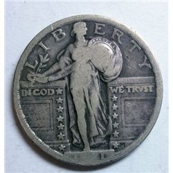 1921 STANDING LIBERTY QUARTER FINE