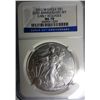 Image 1 : 2011W 25TH ANNIVERSARY AMERICAN SILVER EAGLE EARLY RELEASE NGC MS70