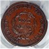 Image 3 : Large Cent 1854 Proof J-161 PCGS64 BN.Rarity 4 pattern and a known population