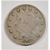Image 1 : 1912-S LIBERTY NICKEL FINE, WITH STRONG "LIBERTY"