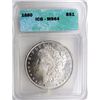 Image 1 : 1880 MORGAN SILVER DOLLAR ICG MS64 NICE