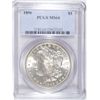 Image 1 : 1896 MORGAN SILVER DOLLAR PCGS MS 64