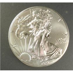 2012 AMERICAN SILVER EAGLE, GEM BU