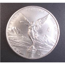 2011 MEXICAN LIBERTAD 1 OUNCE .999 BU SILVER COIN