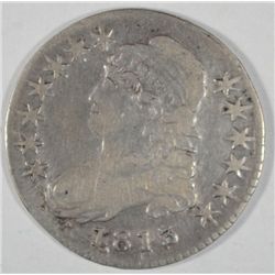 1813  Bust  half $  F/VF UNATTRIBUTED with some neet die breaks est $100-$125