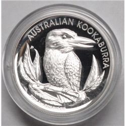 2012P Australia $1 Kookaburra high relief early releases 1 oz. silver