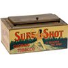 Image 1 : SURE SHOT Chewing Tobacco Rectangular Tin Container w/