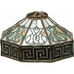 Leaded Glass Hanging Light Shade