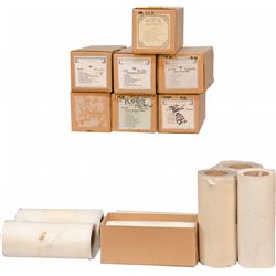 Lot of 12 Assorted "O" Player Piano Music Rolls