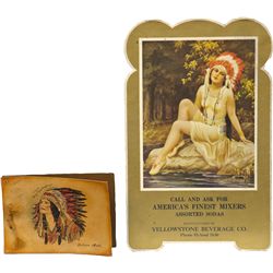Lot Of 2 Indian Related Items: