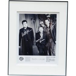 Signed "TWO and a half MEN" Black & White Publicity Pho