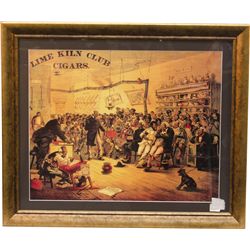 Lime Kiln Club Cigars Black Americana Paper Advertise