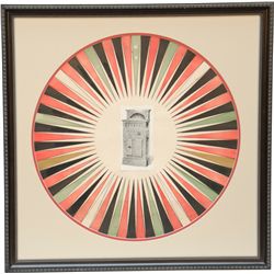 Clawson Machine co. "Check Or Nickel Machine" Wheel Dec