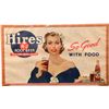 Image 1 : Large Original Hires R-J Root Beer Lithograph Paper Adv