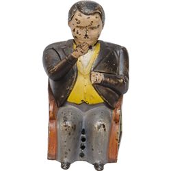Antique Cast-Iron Tammany Mechanical Bank c1873