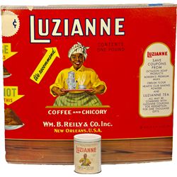 Lot Of 2 Vintage LUZIANNE Coffee And Chicory Items:
