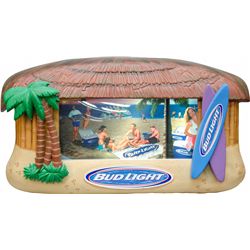 Bud Light Rotating Sign in Styrofoam and Plastic - 40