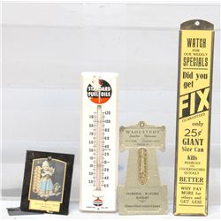 Lot Of 4 Misc. Small Advertisement Items